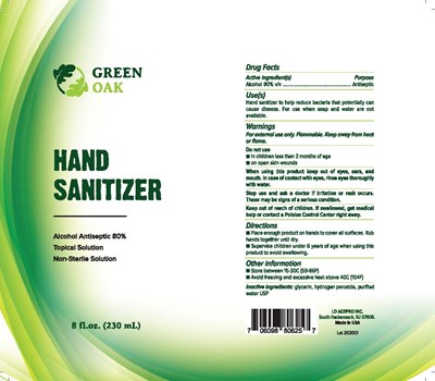 8oz Product Label (Go Ahs 8oz)